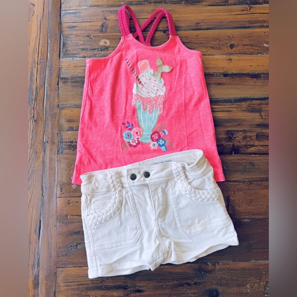 Ice Cream Outfit (shorts and tank top) 🍦